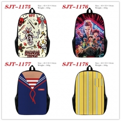 6 Styles Stranger Things Cartoon Nylon Canvas Anime Backpack Bag