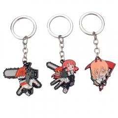3 Styles Chainsaw Man Cosplay Game Pendant Alloy Anime Keychain