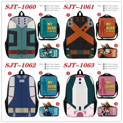 4 Styles 3PCS/SET My Hero Academia Cartoon Canvas Anime Lunch Bag+Pencil Box+Backpack Bag Set