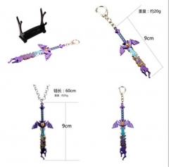 4 Styles The Legend Of Zelda：Tears of the Kingdom Pendant Sword Cosplay Character Anime Keychain And Necklace
