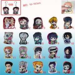20 Styles 10CM Demon Slayer: Kimetsu no Yaiba Anime Plush Pendant Keychain