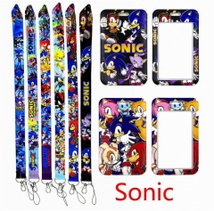 7 Styles Sonic the Hedgehog Cartoon Long Style Lanyard Anime Phone Strap