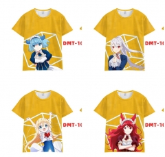 4 Styles Jitsuha Ore Saikyou Deshita?  Anime T-shirts