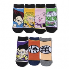 7 Styles Dragon Ball Z Free Size Anime Short Socks