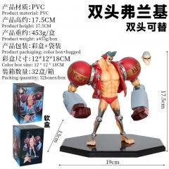 17.5CM One Piece Franky With Two Heads Anime PVC Figure