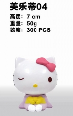 9CM Hello Kitty Cartoon PVC Anime Figure