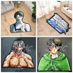 100cm 4 Styles Attack on Titan / Shingeki No Kyojin Cartoon Pattern Anime Carpet
