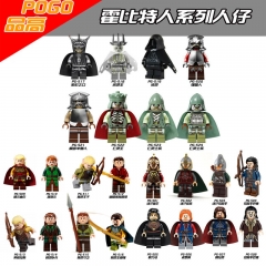 10 Styles The Hobbit Anime Miniature Building Blocks