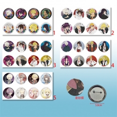 8PCS/SET 5 Styles Jigoku Raku/Hell's Paradise Anime Alloy Badge Brooch