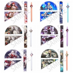 30 Styles Honkai: Star Rail Cartoon Anime Ruler Pen Set