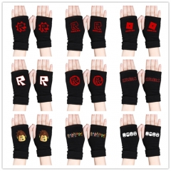 17 Styles Roblox Anime Half Finger Gloves Winter Gloves