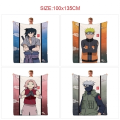 5 Styles 100*135CM Naruto Cartoon Color Printing Cosplay Anime Blanket