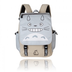 My Neighbor Totoro Cartoon Pattern Anime Canvas Backpack Bag
