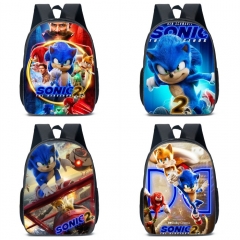 5 Styles Sonic the Hedgehog For Students School Bag Anime Backpack