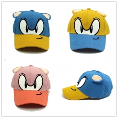 3 Styles Sonic the Hedgehog Cartoon Hat Anime Baseball Cap