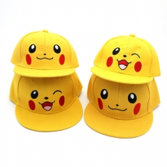 8 Styles Pokemon Pikachu With Ear Cartoon Hat Cap Anime Baseball Hat