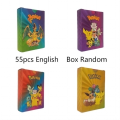 55PCS/SET Pokemon Anime Card Game Play