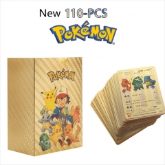 110PCS/SET Pokemon Anime Card Game Play