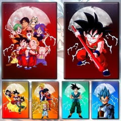 (No Frame) 30 Styles Dragon Ball Z Cartoon Canvas Material Anime Poster