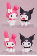 2 Styles Nendoroid 10CM Sanrio Melody Kuromi 1857# 1858# Anime Figure Toy Collection Doll