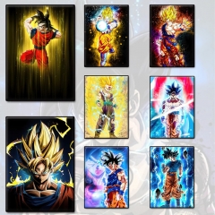 (No Frame) 40 Styles Dragon Ball Z Cartoon Canvas Material Anime Poster
