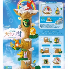 6PCS/SET 10CM Pokemon Tree Stump Elf Anime Figure Toy
