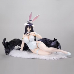 27CM Overlord Albedo Sexy Bunny Girl Adult Cartoon Anime PVC Figure