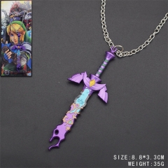 2 Styles The Legend Of Zelda Alloy Anime Necklace/Keychain