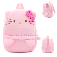 Hello Kitty Kawaii Cartoon Bag Wholesale Anime Plush Backpack Bags for Kids