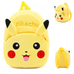 Pokemon Pikachu Kawaii Cartoon Bag For Kids Anime Plush Backpack Bags