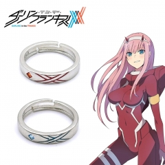 2 Styles DARLING in the FRANXX Cosplay Movie Decoration Alloy Anime Ring