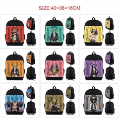 10 Styles One Piece Cartoon Nylon Canvas Anime Backpack Bag