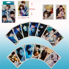 54PCS/SET Love and Producers Cartoon Cosplay Anime Paper Poker