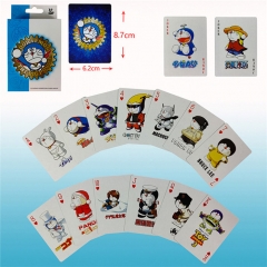 54PCS/SET Doraemon Cartoon Cosplay Anime Paper Poker