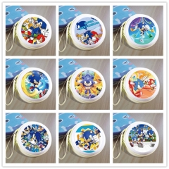 16 Styles Sonic the Hedgehog Cartoon Zipper Wallet Anime Coin Purse