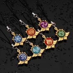 28 Styles Genshin Impact Cosplay Movie Decoration Alloy Anime Necklace