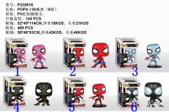 10CM 6 Styles Funko POP Spider Man Anime PVC Figure Toy