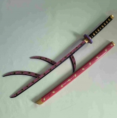 3 Styles Demon Slayer: Kimetsu no Yaiba Cos Kokushibou/Tsugikuni Michikatsu ABS Anime Wooden Sword Weapon