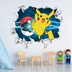 13 Styles Pokemon Pikachu Decorative Room Waterproof PVC Anime Sticker