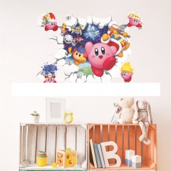 2 Styles Kirby Decorative Room Wall Waterproof PVC Anime Sticker