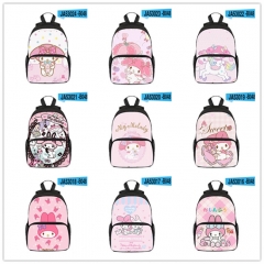 15 Styles Sanrio Melody Cartoon Anime Backpack Bag