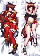 (50*150CM) Uma Musume Pretty Derby Sexy Girl Soft Bolster Body Anime Long Pillow
