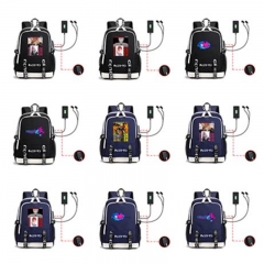 10 Styles Chainsaw Man Cosplay Anime Canvas Backpack Bag