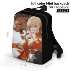 Fate Stay Night Cartoon Anime Backpack Bag