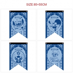 6 Styles 85*55CM Lilo & Stitch Cartoon Decoration Anime Flag