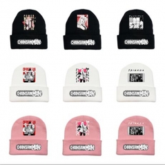 36 Styles Chainsaw Man Cartoon Cap Cosplay Anime Knitted Hat