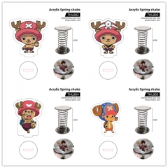 9 Styles One Piece Acrylic Spring Shaker Anime Standing Plates