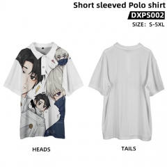 2 Styles Jujutsu Kaisen Cartoon Anime Polo T Shirt