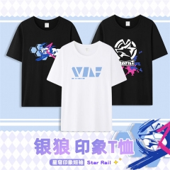 3 Styles Honkai: Star Rail Cosplay Anime T Shirt