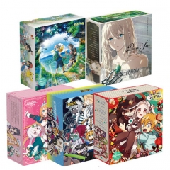 36 Styles Honkai: Star Rail/Oshi no Ko/Jujutsu Kaisen/Genshin Impact/Arknights Poster Postcard Glass Cup Keychain Anime Gift Box